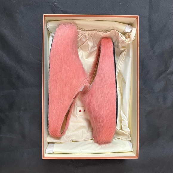 Marni Calf Leather Fussbett Loafers Mules - Picture 1 of 3